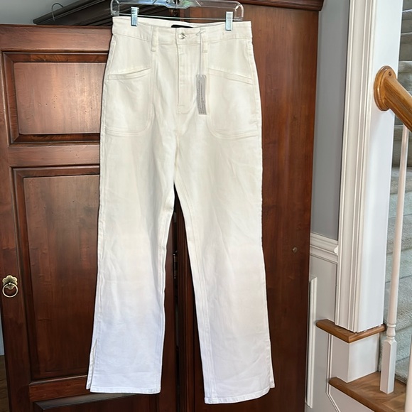 NWT Sanctuary High Rise Slit Straight Leg Jeans - Picture 2 of 10